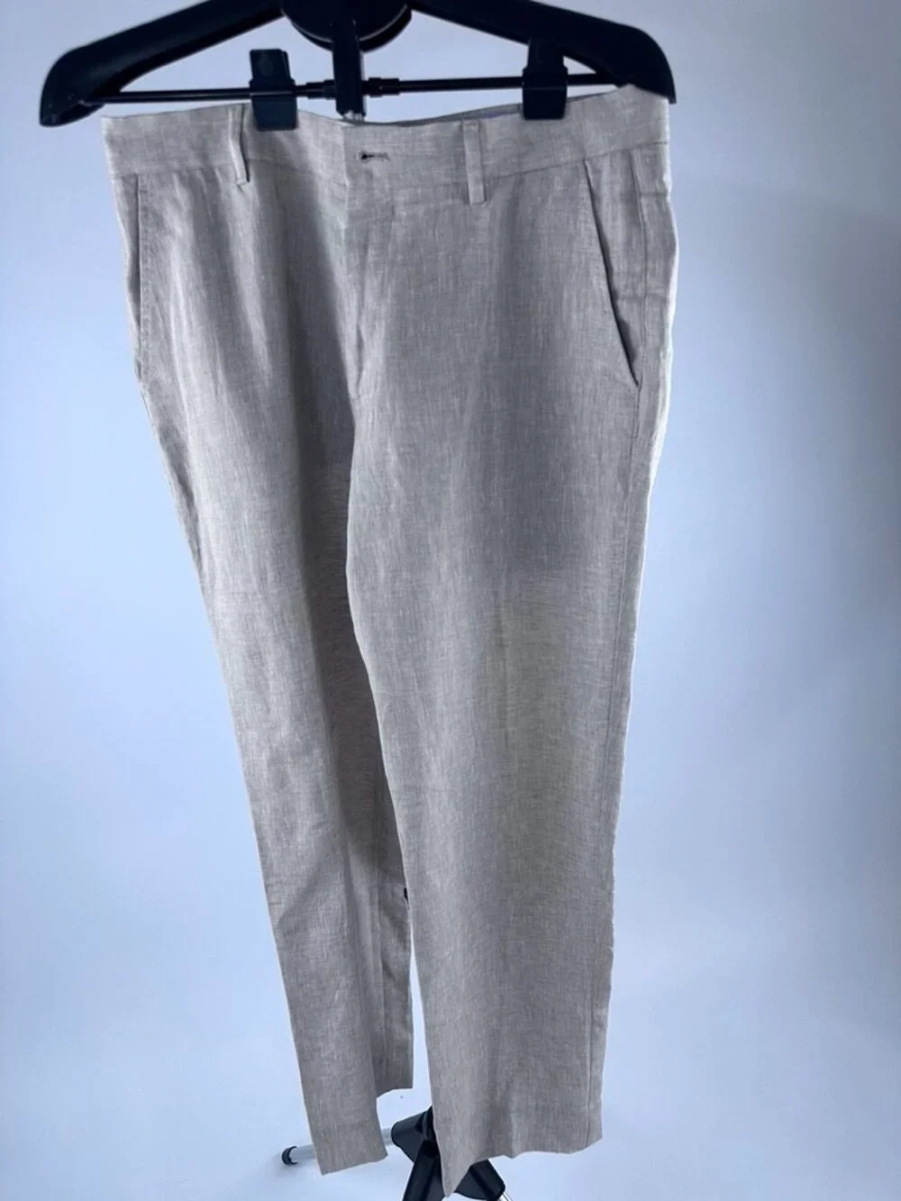 Borgo Ognissanti Linen Pants Beige Men’s Size 33 Straight Leg